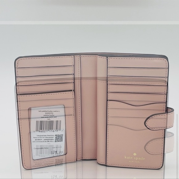 Kate Spade Leila Medium Compact Bifold Wallet Leather - Picture 6 of 8